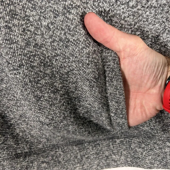 J Crew Sweater Women's Small Grey Long Sleeve Mock Neck Pockets Wool Blend - Picture 4 of 10